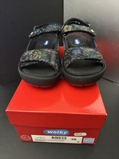 Wolky Rio Flower point Suede