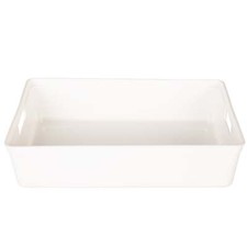 White Plastic Shallow Storage Tray