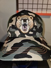 New camo bear - bear, trucker
