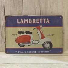 Lambretta Metal Sign Tin Sign