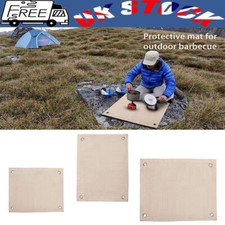 Outdoor Grill Fireproof Ember Mat Fire Pit Mat Heat Resistant Floor Protector