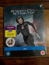 RESIDENT EVIL RETRIBUTION -  Blu Ray Steelbook -  NEW & SEALED