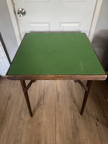 Vintage folding card game - card,
