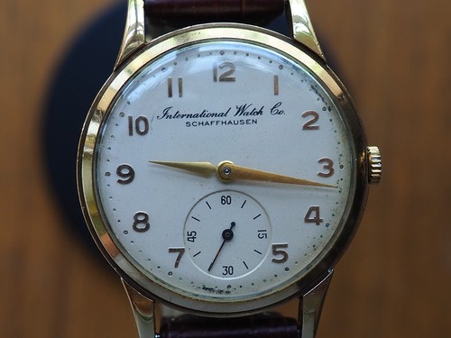 Iwc schaffhausen 9ct gold - schaffhausen,