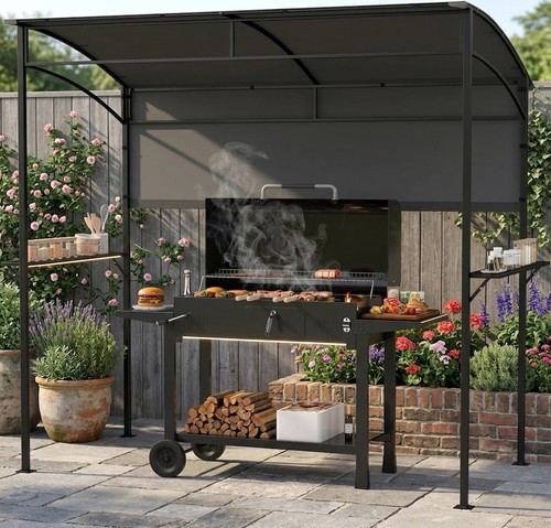 Bbq grill gazebo - bbq,