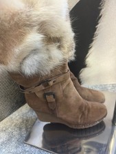 Manas Fur And Suede Boots Size