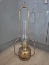 Brass antique style oil - brass, lamp