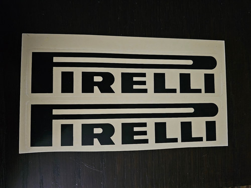 Pirelli racing big stickers - racing,