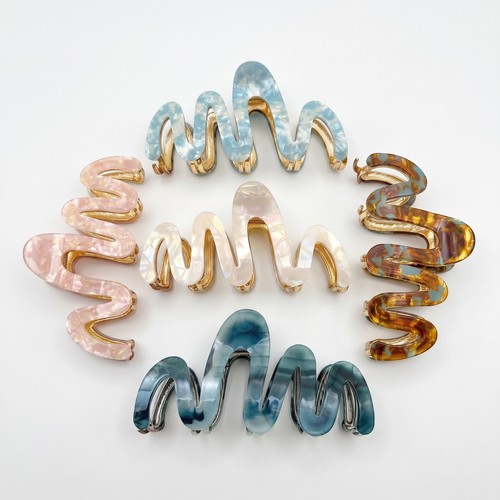 Acetate metal hair claw clip - claw,