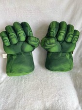 Incredible Hulk Smash Punch Hands Gloves (1 x Pair) - Soft Plush Toy - Used