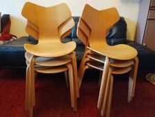 grand prix chairs by arne