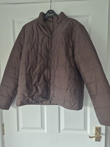 Shein women brown coat - brown, size