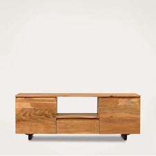Modern Acacia Large TV Unit
