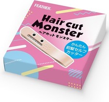 feather safety razor hair cut