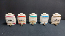 Five Vintage Wade Royal Victoria Pottery Spirit Barrels