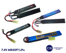 7.4V 560 to 2600mAh Airsoft LiPO Battery Custom Connector Giant Power VapexTech