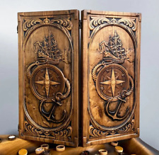 Premium WOODEN BACKGAMMON Set