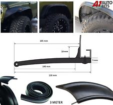 100mm 3 Meter Universal Wheel Trim Arch Extensions Fender Flares 4x4 Offroad Suv