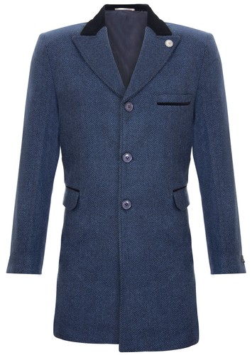Mens long navy - mens, 3/4