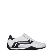 Lonsdale Camden Mens Slip Trainers White/Navy Size UK 9 EU 43 *REFSSS48