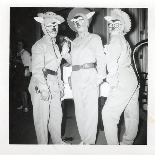 Creepy odd sexy cat cowboy - sexy,