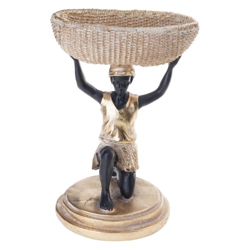 Resin african sculpture - sculpture, tribal