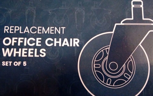 Office chair wheels set - chair, 5