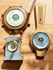Job lot vintage barometers - job, 2