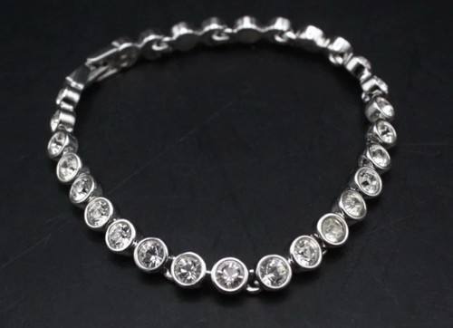 Swarovski rhodium plated - plated, 6.5''