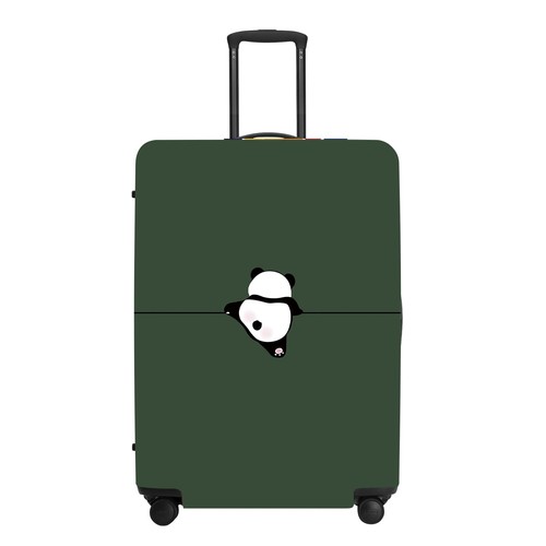 Adorable panda bear luggage - panda,