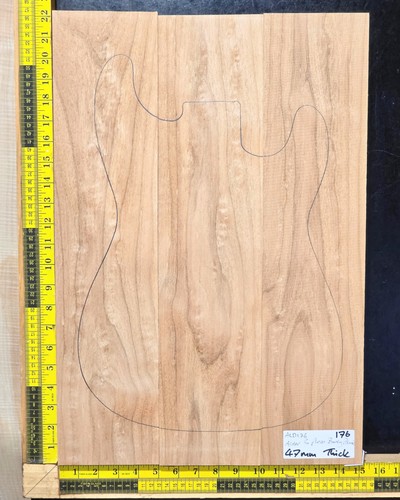 Red alder electric guitar - electric, body