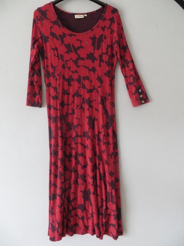Adini red floral long dress - long,