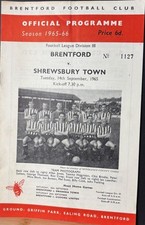 Brentford v Shrewsbury Town