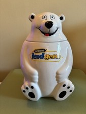 McVities Iced Gems Polar Bear Biscuit Barrel Cookie Jar - Collectable