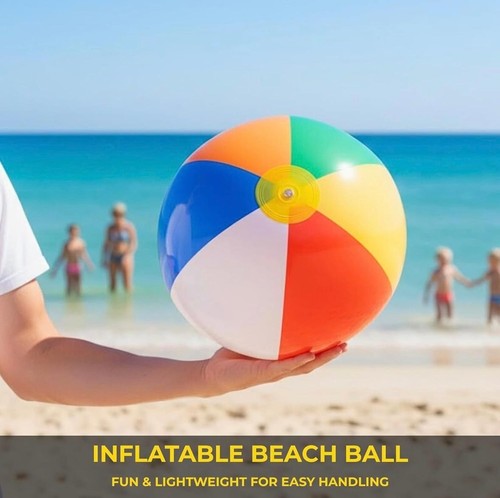 Inflatable beach ball - &,