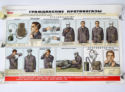 Civil defense gas mask - civil,