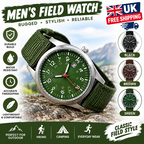 Military army wristwatch mens - military,