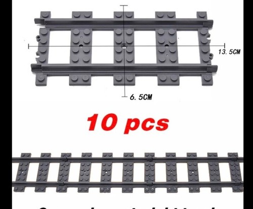 Lego train city - 10x, straight