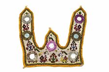 Indian Vintage Embroidery Work Kutch Heavy Beaded Wall Hanging Décor. i17-344