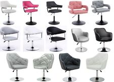 PLUSH  SALON CHAIRS,   FAUX