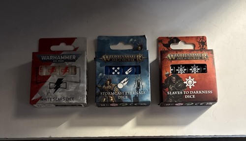 Warhammer dice white scars - white,