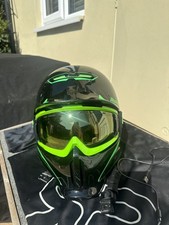 Ruroc RG1-DX Ski/Snowboard Helmet with Bluetooth Headset and Goggles