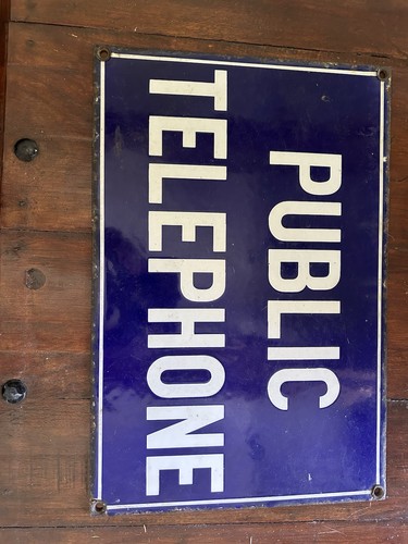 Vintage enamel public - vintage,