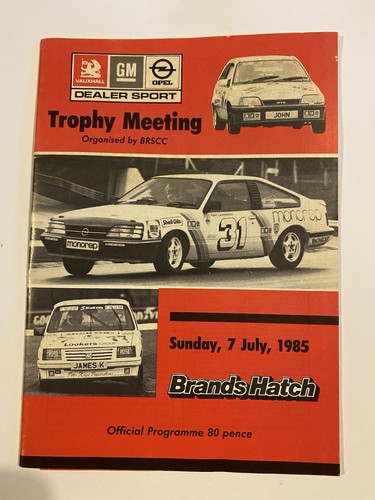 Brands hatch jul 1985 - 1985, brscc