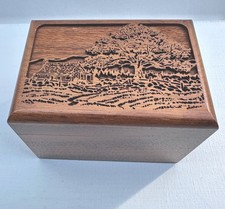 Vtg Lasercraft Genuine Walnut