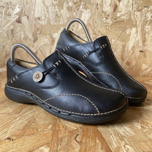 Clarks loop black leather - clarks,