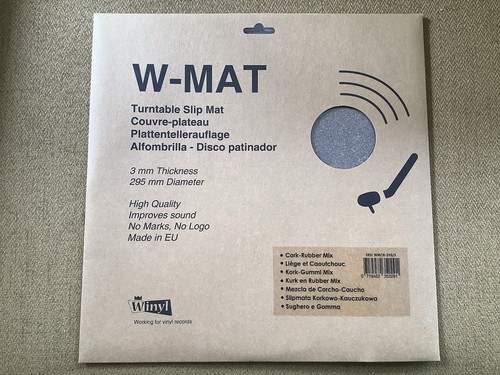 Winyl mat turntable - winyl, w-mat