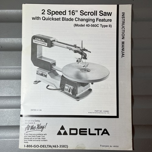 Delta speed scroll saw - 2,
