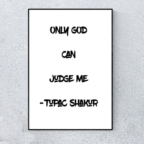 Tupac 2pac only god - only, can