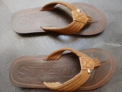 Boys brown superdry flipflops - boys,